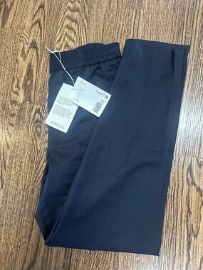 Men's COS Black Stretch Knit Trousers - Classic Pull-On Pants